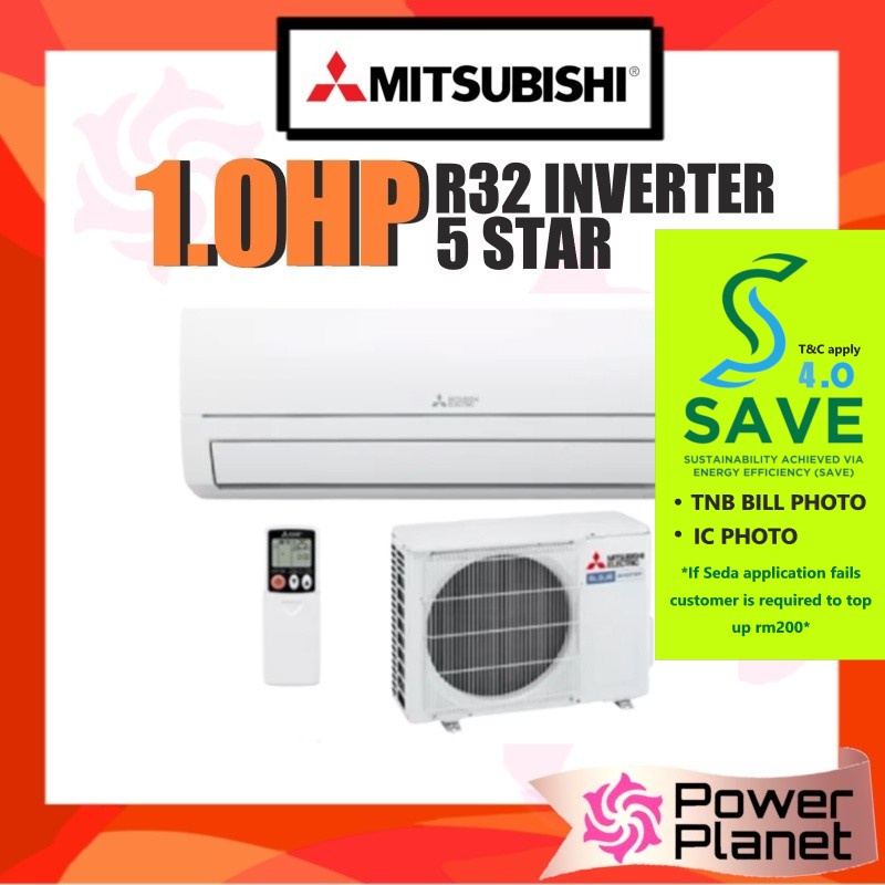 [save4 0] Mitsubishi 1 0hp Js Series Msy Js10vf R32 Standard Inverter