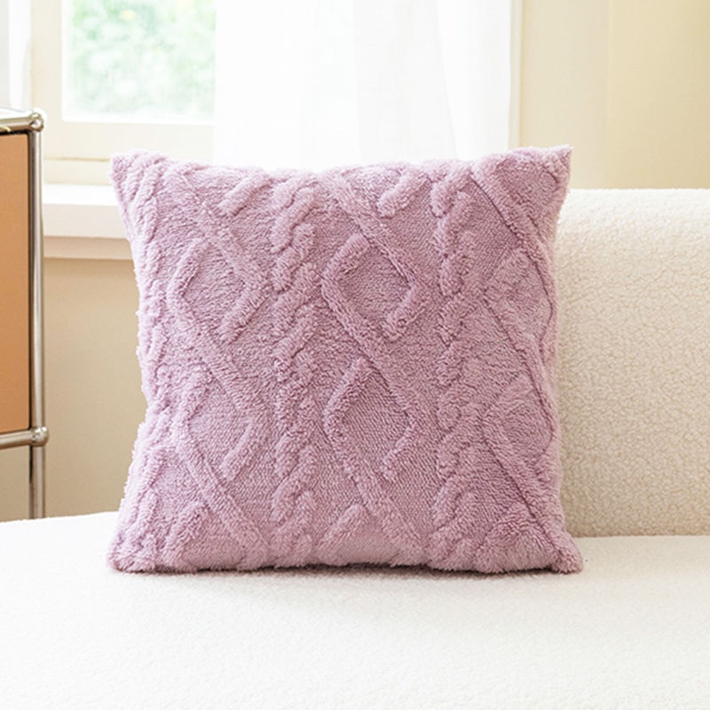 Ins Style Pillow Solid Color Influencer Pillow Pillowcase Sofa Square