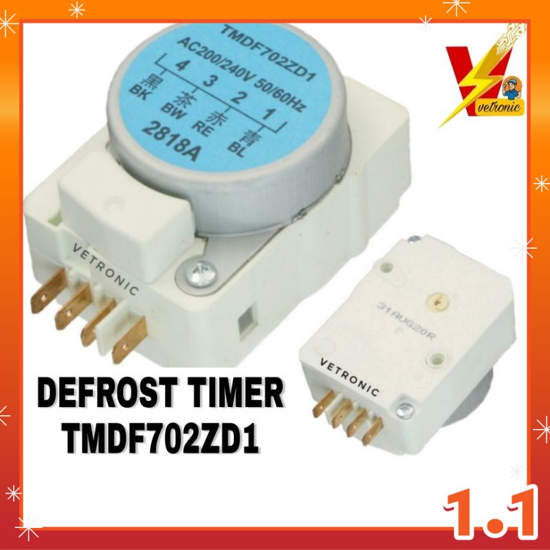 TMDF702ZD1 REFRIGERATOR DEFROST TIMER Refrigerator TIMER TMDF704ED1 ...