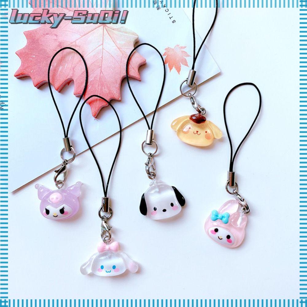 LUCKY-SUQI Phone Charms, Kuromi Melody Phone Lanyard Pendant, Cute ...