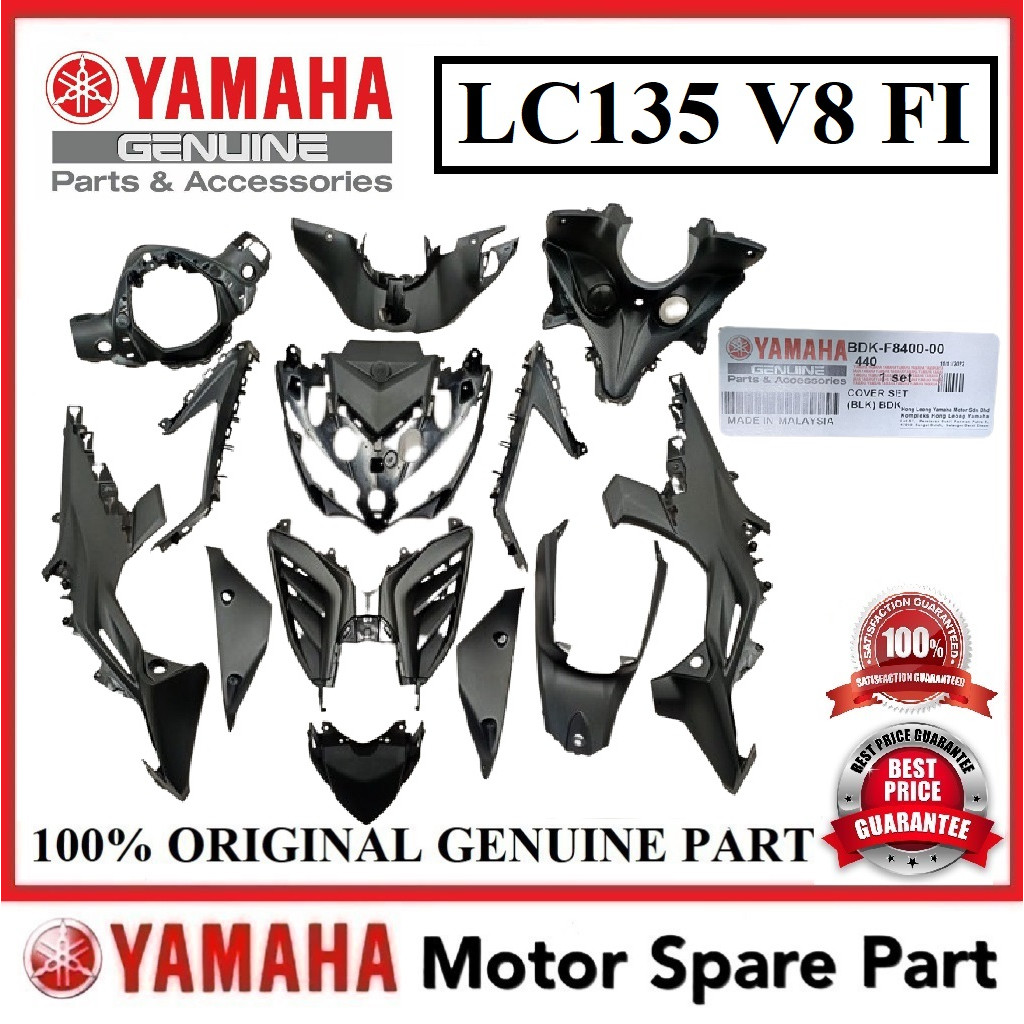 (100% ORIGINAL) YAMAHA LC135 V8 FI INNER SET (13PCS) // BDK-F8400-00 ...