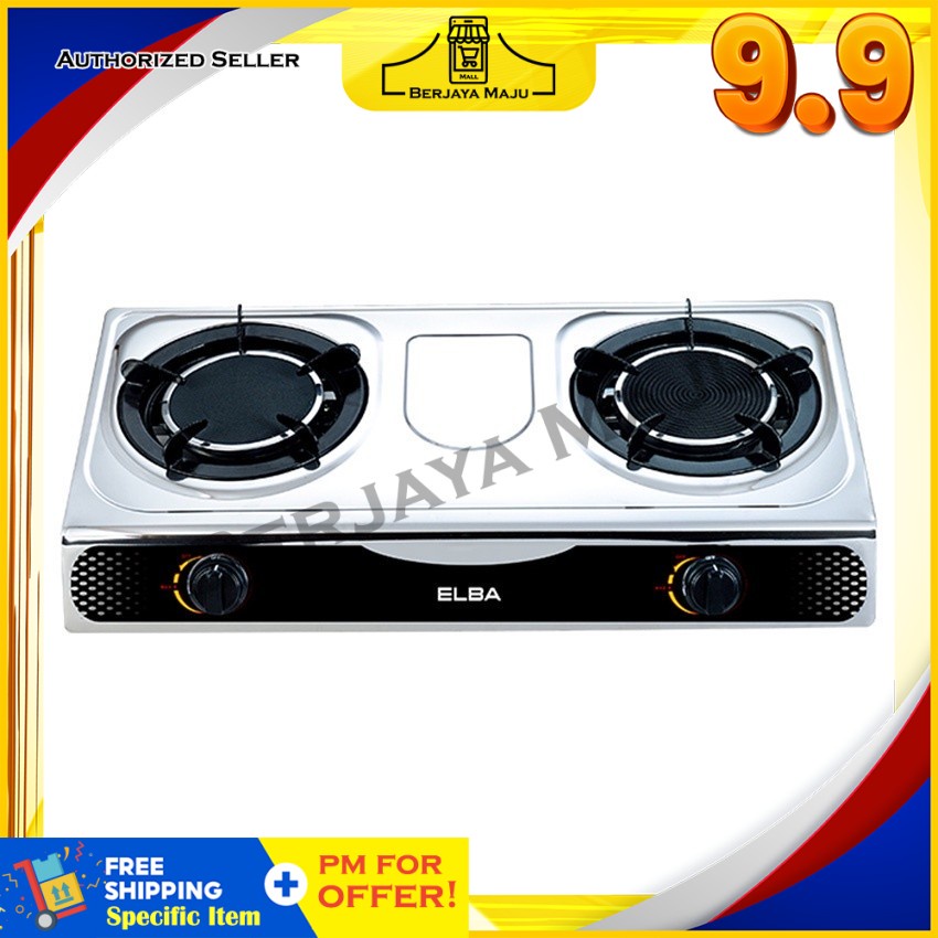 Elba 2 Burner Infrared Gas Cooker Stove EGSK7162IR(SS) Shopee Malaysia