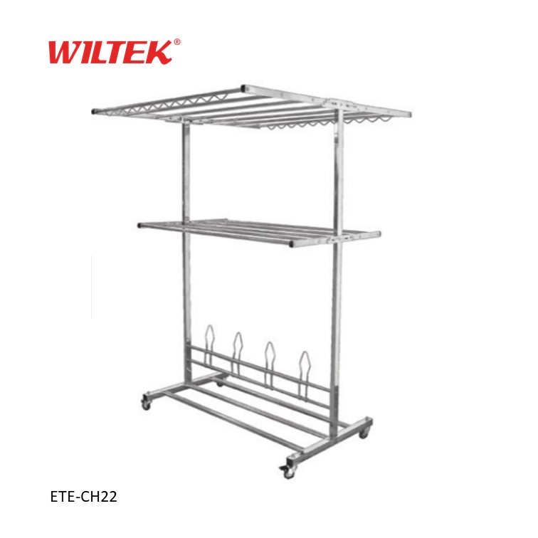 Stainless Steel Clothes Hanger Foldable Clothes Drying Rack (ETE-CH22 ...