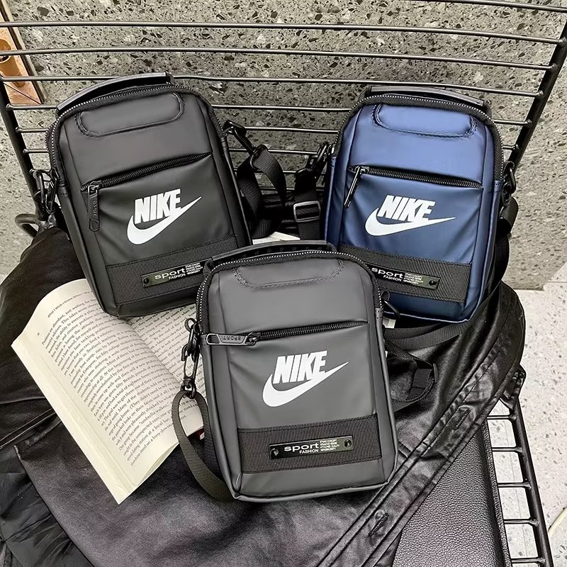 NIKE Sling Bag Sports Messenger Bags Sports Shoulder Bag Women Leather