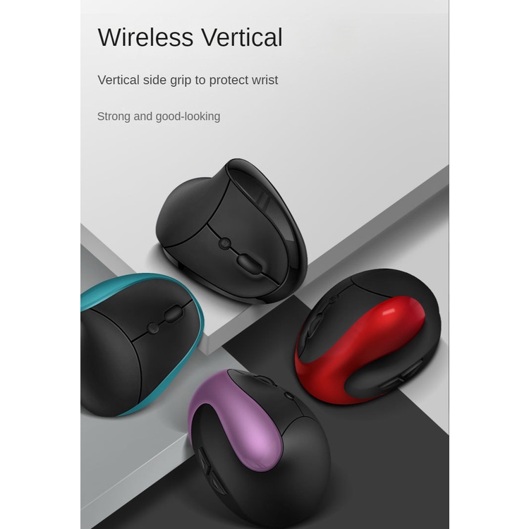 BTS-908 Hot Selling Rechargeable Vertical Mice Ergonomic Wireless Mouse ...