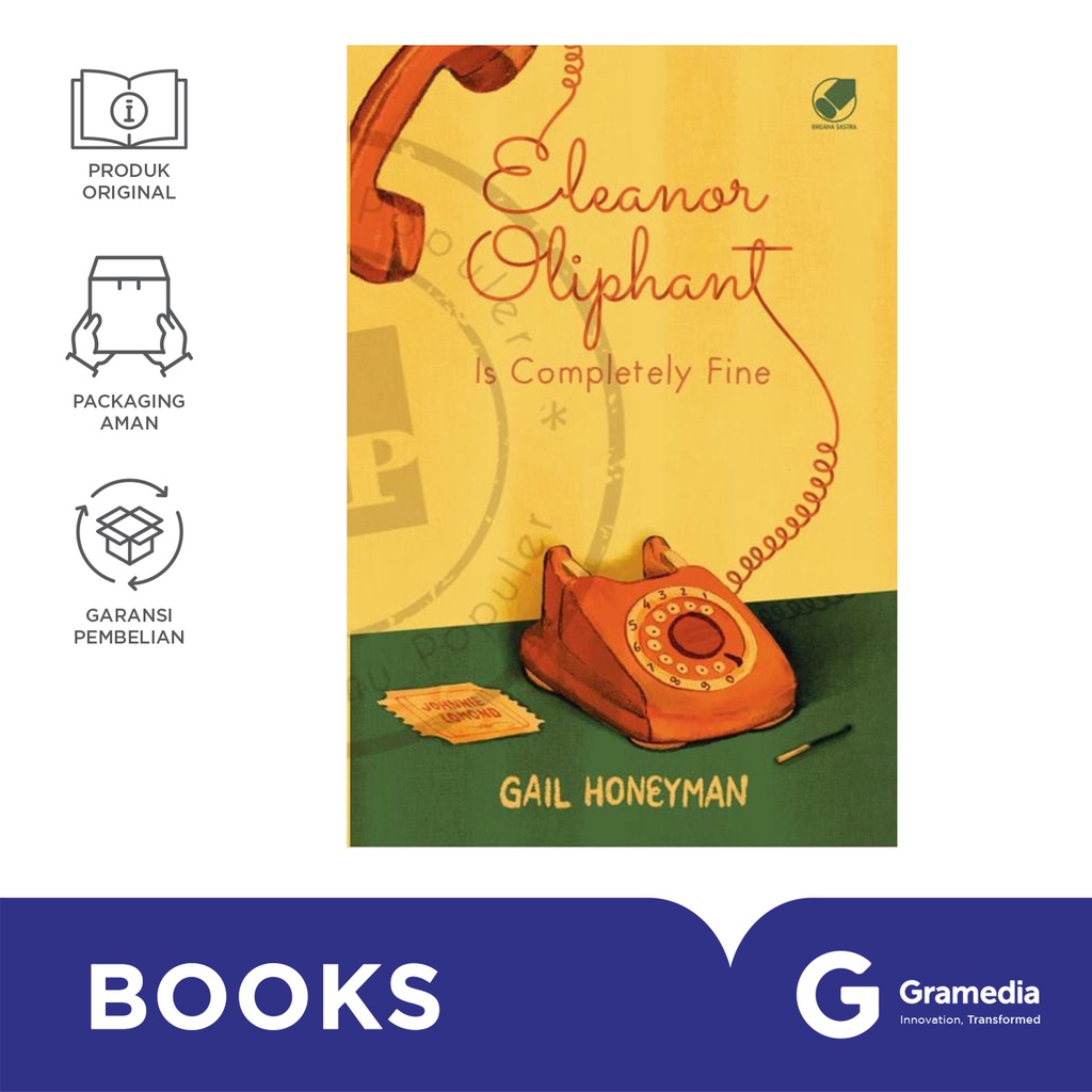 Novel Eleanor Oliphant Is Completely Fine (GAIL HONEYMAN) Shopee Malaysia
