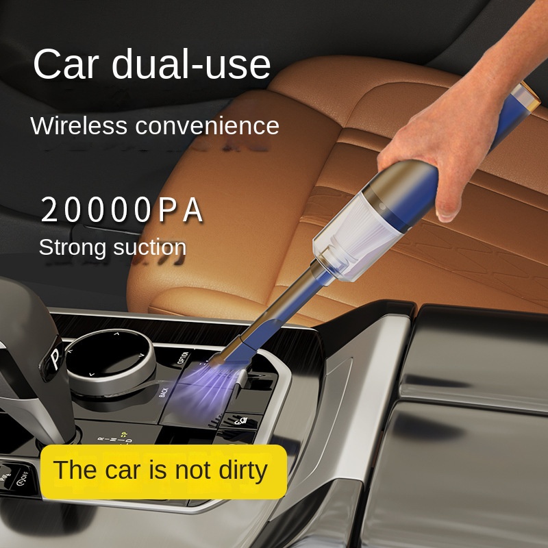 2 In 1 Cleaner Cordless Handheld Vacuum Cleaner Rechargeable Wet / Dry Mini Vacuum Car Interior