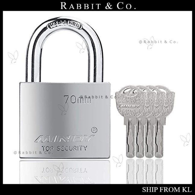 R&C MINDY Heavy Duty Lock Warehouse Waterproof Keyed Padlock High