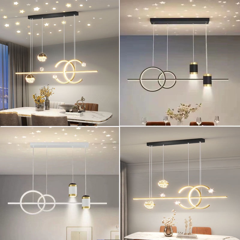 Dining room lamp Modern chandelier Household Nordic light luxury dining