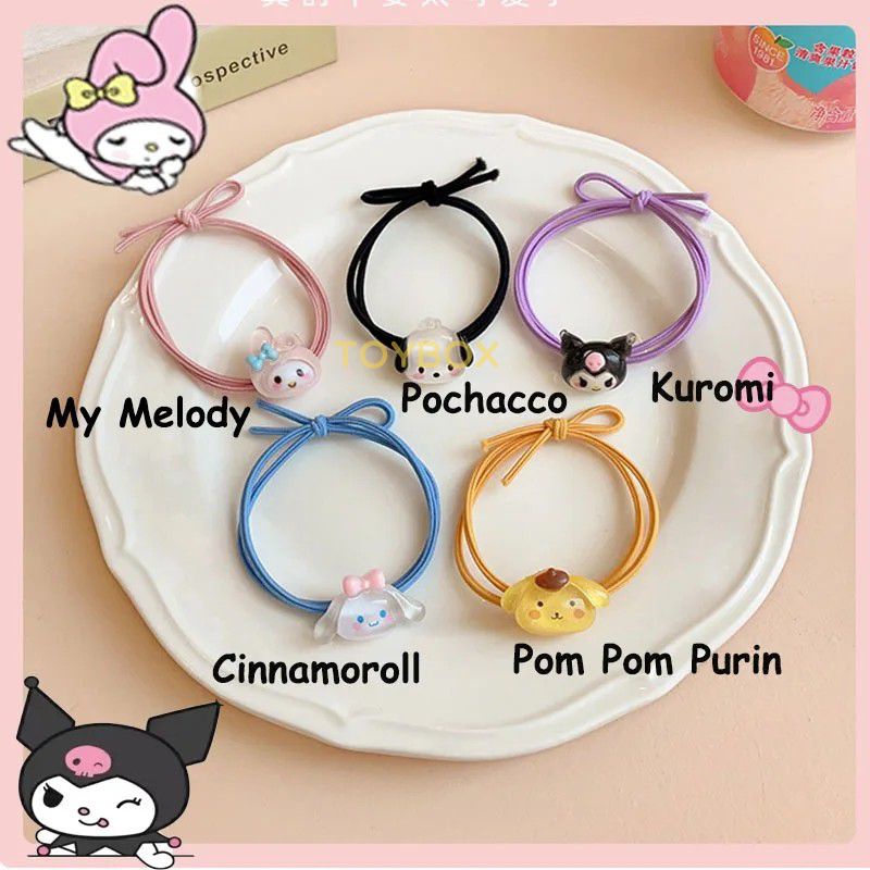 Sanrio Cute Hair Accessories Kawaii Cinnamoroll Kuromi Hello Kitty