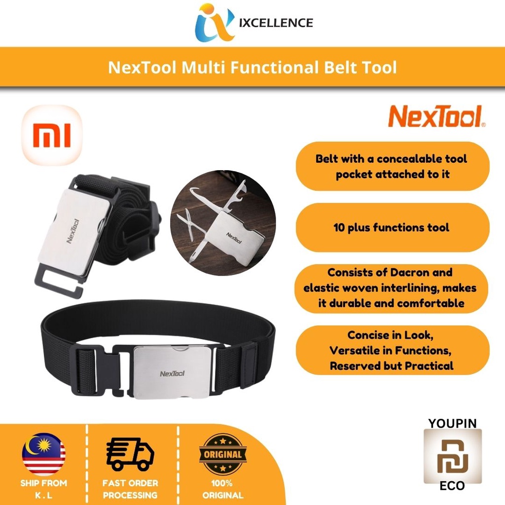 [IX] NexTool Multi Functional Belt Tool | Shopee Malaysia