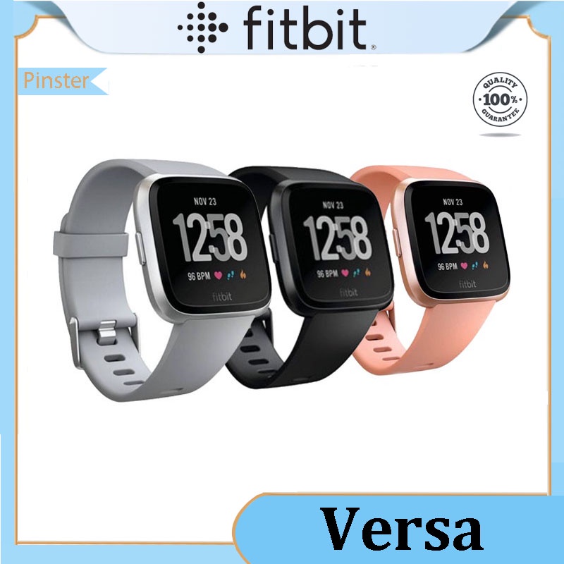 Fitbit Versa Health and Fitness Activity Tracker heart sleep track ...