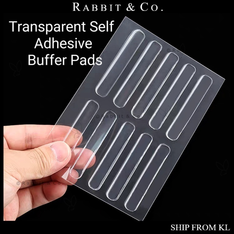 R&C Transparent Self Adhesive Buffer Pads Silicone Door Stopper Cabinet ...