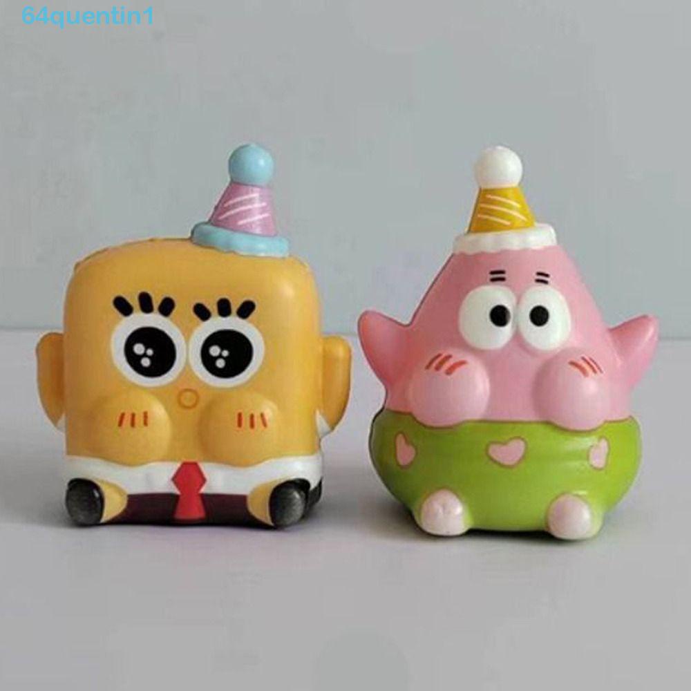 QUENTIN1 SpongeBob Squeeze Toys, Novelty Cartoon Squeeze Ball Toys ...