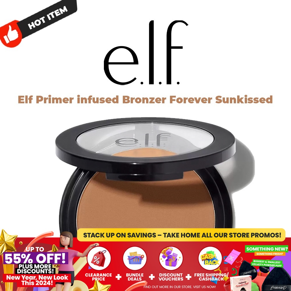 Elf Primer Infused Bronzer Forever Sunkissed Longwear Matte