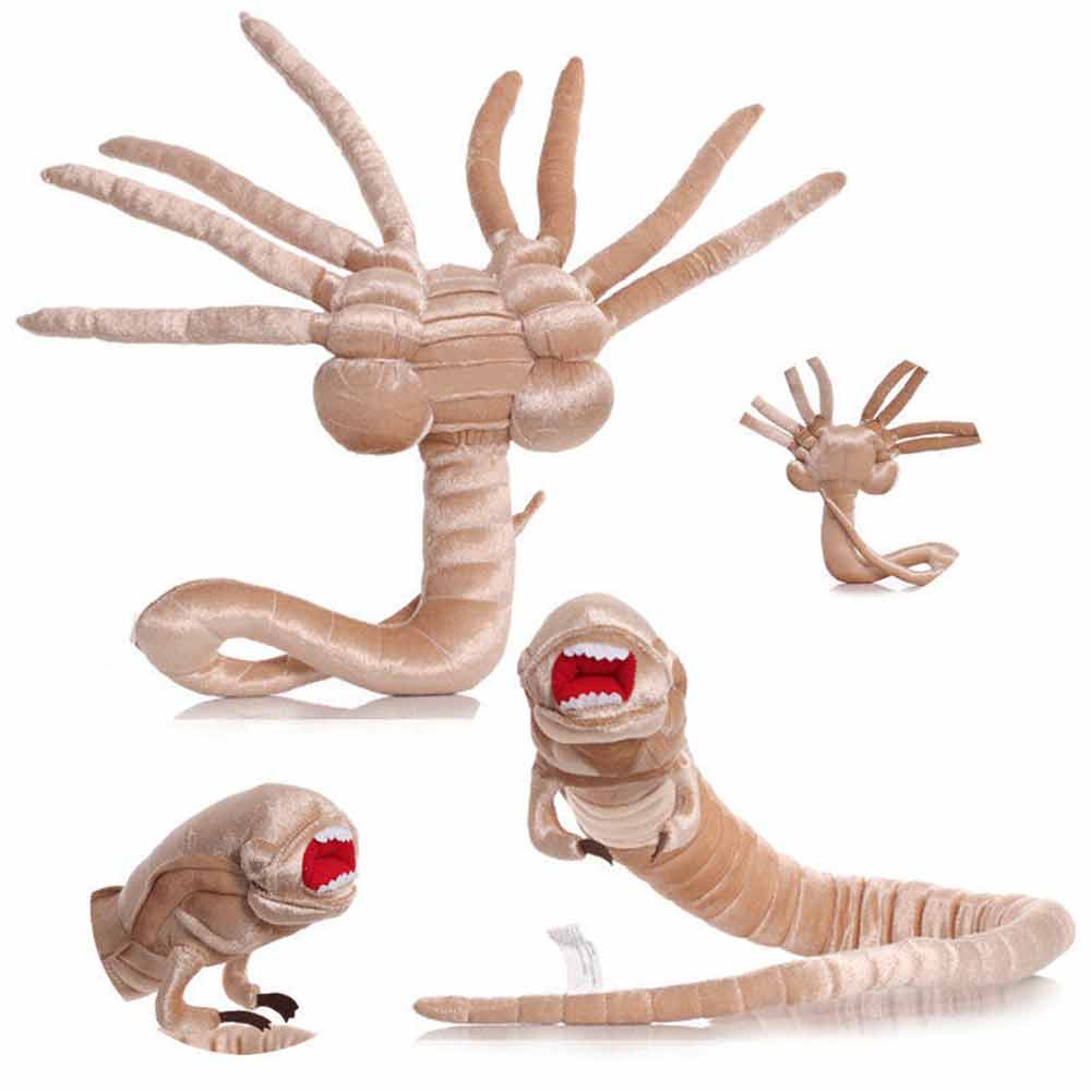 Alien Plush Facehugger & Chestburster Stuffed Worm Doll Halloween Kids