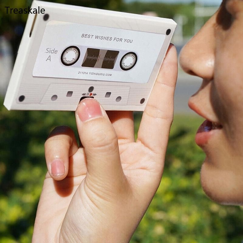TREA Voice Recording Cassette Tape 30 60 300 Seconds Message Recorder ...