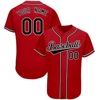 Personalized Custom Baseball Jersey Customized Baseball Streetwear Shi