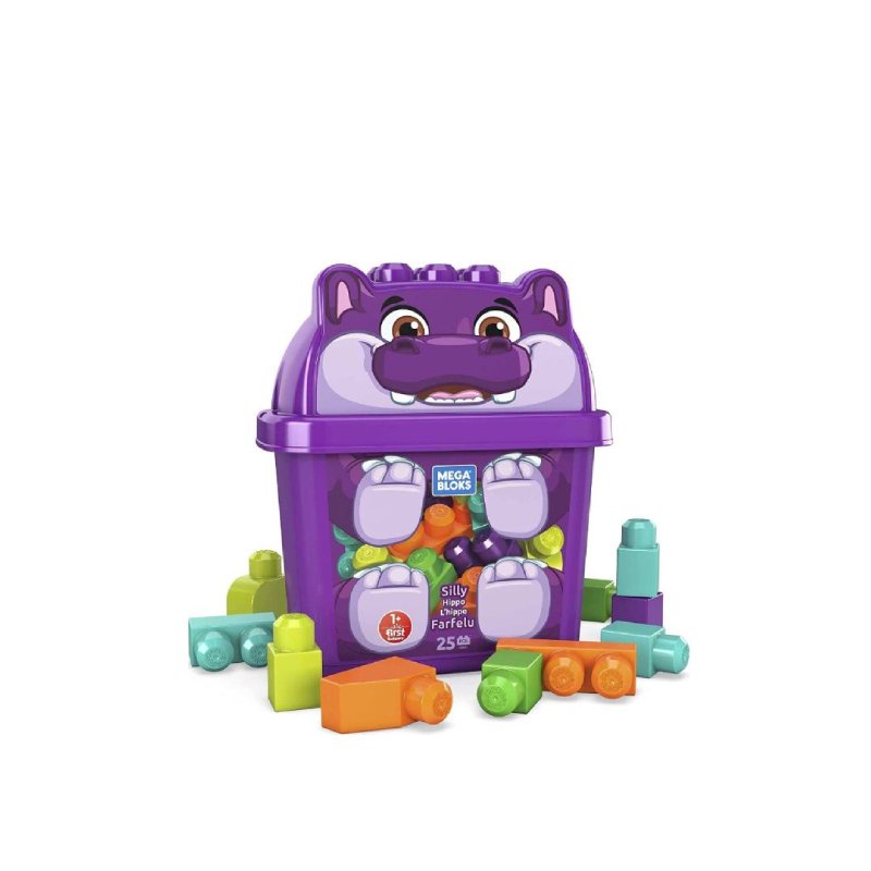 Mega Bloks Silly Hippo with 25 Blocks (GCT46) | Shopee Malaysia