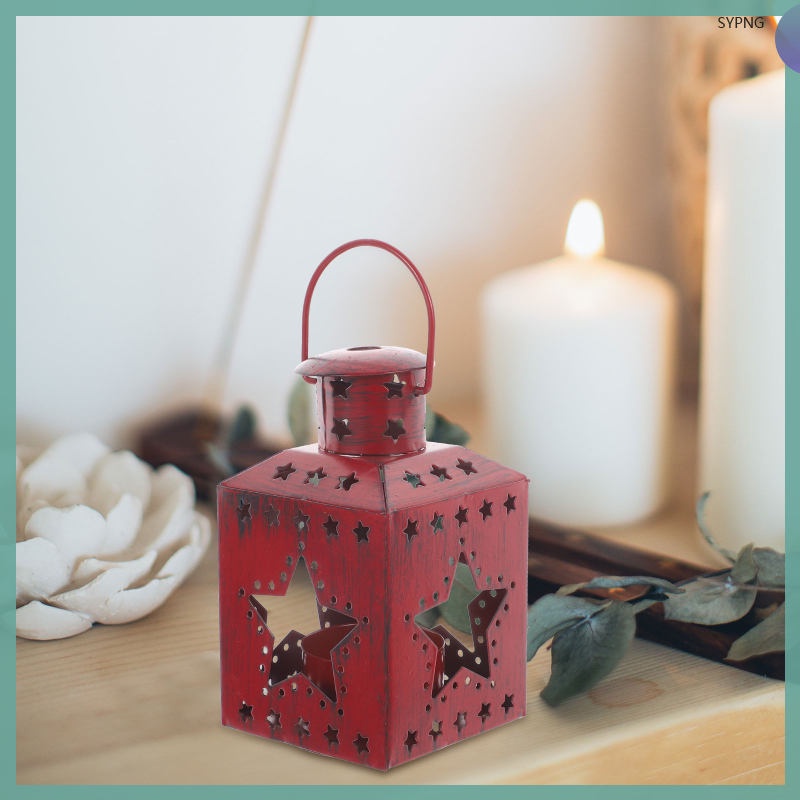 Lantern Holder Candle Christmas Tealight Holiday Holders Metal Rustic ...