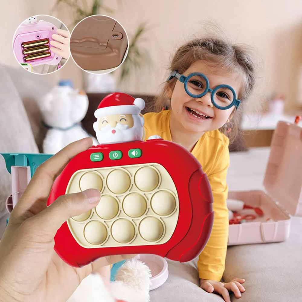 【READY STOCK】Fast Push Toys Pop it Game Handheld Bubble Game Console