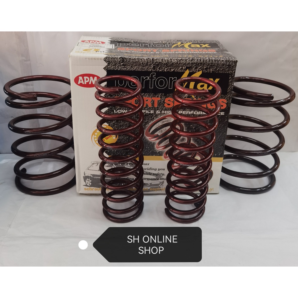 APM PERFORMAX Sport Coil Spring for Proton Wira Satria 1.6 Waja Gen-2 ...