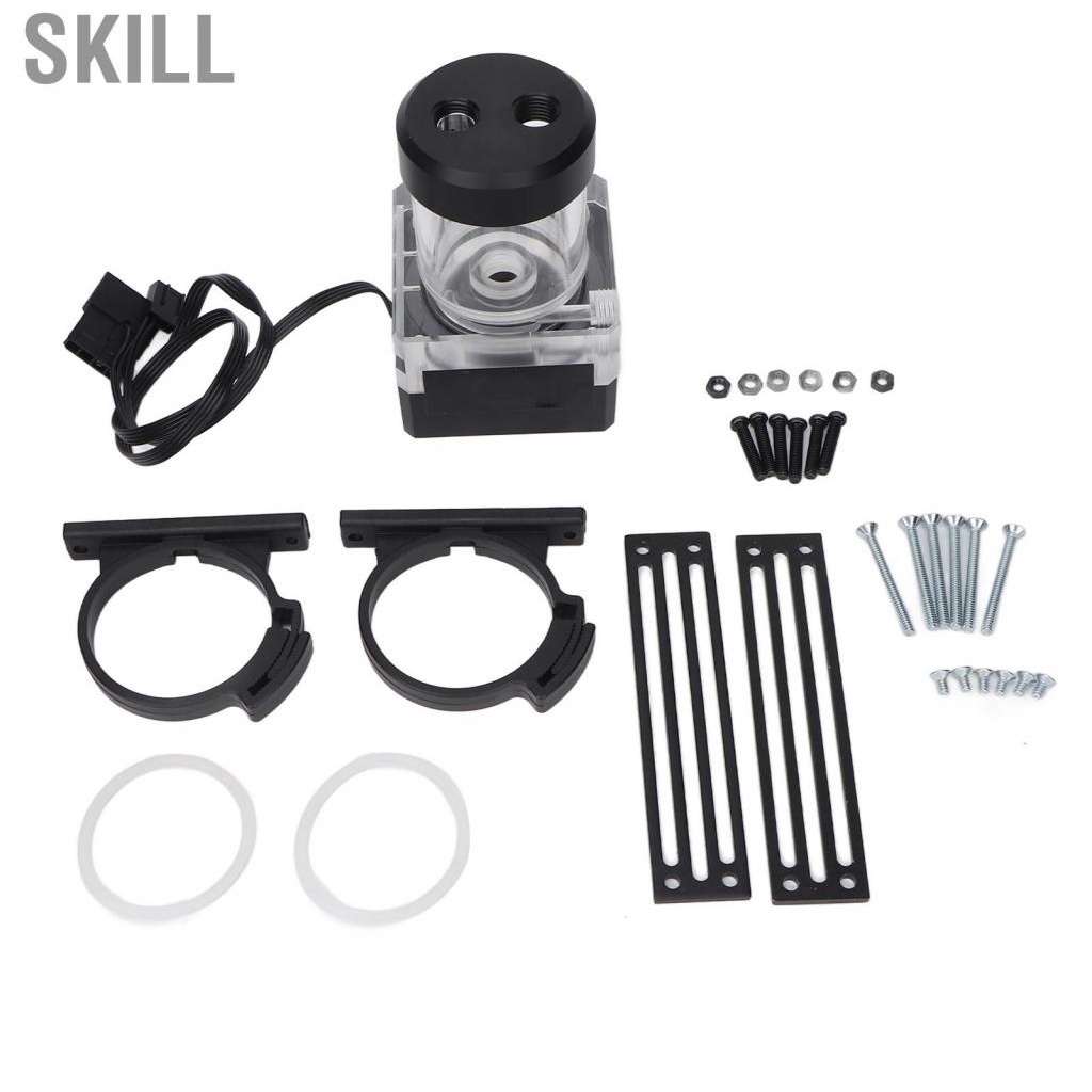 Skill Water Cooling Pump Tank 550L/H 10W 12V with 3.5m Head G1/4 Thread