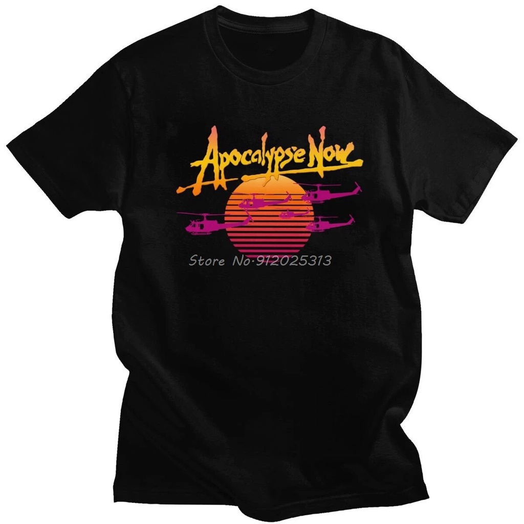 Fashion 80s Movie Apocalypse Now Tshirt Men Crewneck Short Sleeve ...
