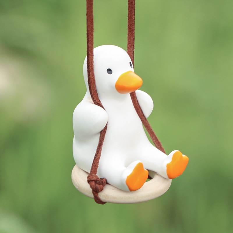 Swinging Duck Car Hanging Ornament, Cute Car Hanging Accessories for Rear  View Mirror, Car Pendant Duck Hanging Swing (A) : : Car & Motorbike
