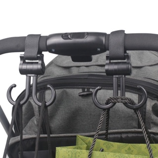 1PC PU Leather Mummy Bag Shopping Bag Baby Stroller Hooks Pram