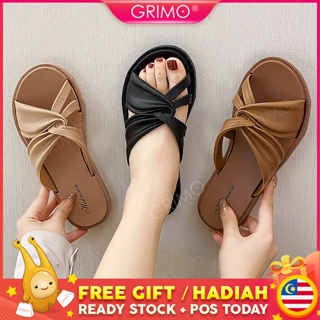 READY STOCK) Kasut Selipar Sandal Perempuan Ladies Wanita Women Shoes (2502/ LV)