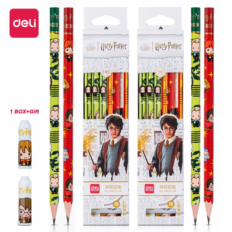 12pcs/box Deli Harry Potter Themed Pencil Student Drawing and Writing ...