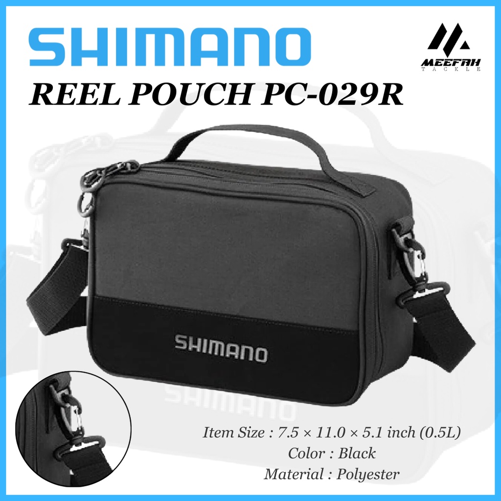 SHIMANO Reel Pouch PC-029R ( Size M ) - Fishing Bag Reel Bag