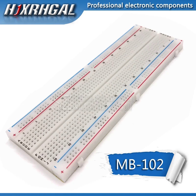 Breadboard 830 Point Solderless PCB Bread Board MB-102 MB102 Test ...