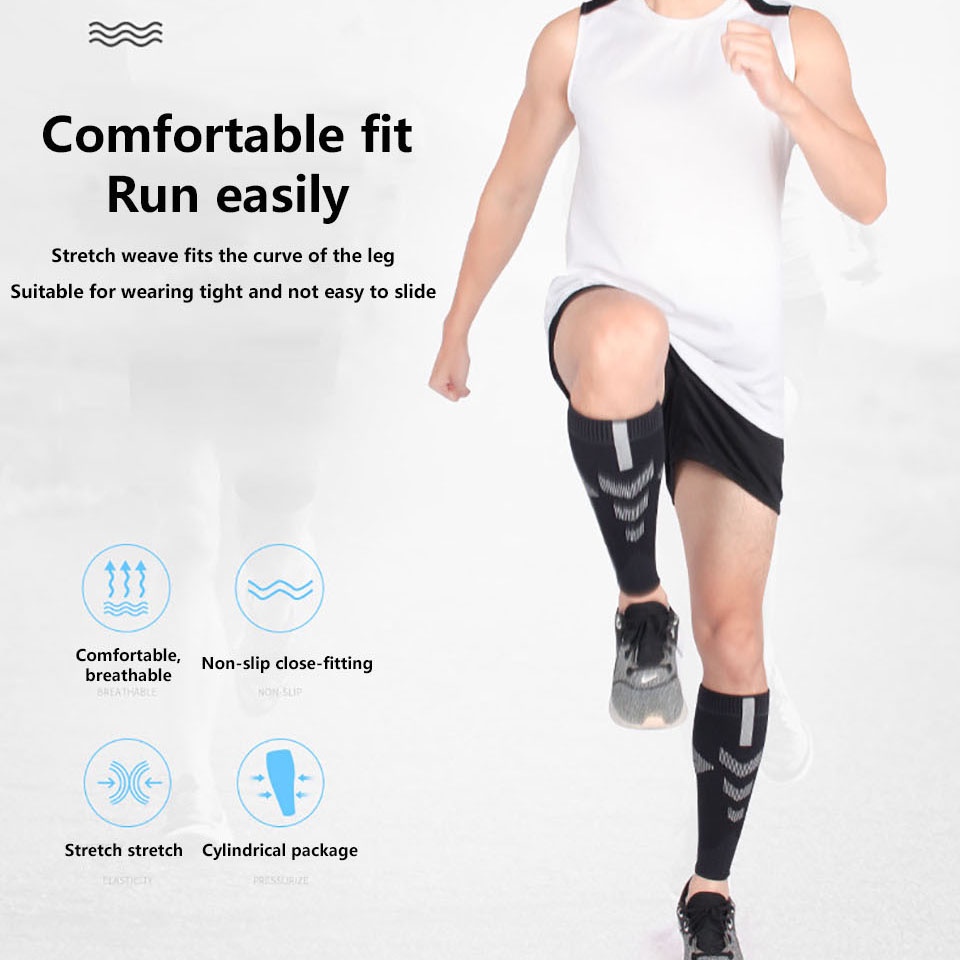 Elastic Knitted Calf Guard Leg Compression Sleeve Leg Pain Relief