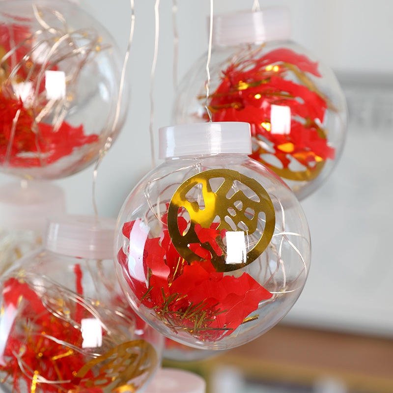 Chinese New Year Light Wishing Ball Lights 220v Plug in Led String ...