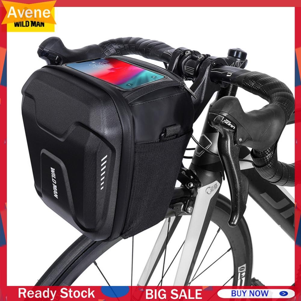 WILD MAN MTB Bike Head Hanging Bag Electric Scooter EVA Hard Shell ...