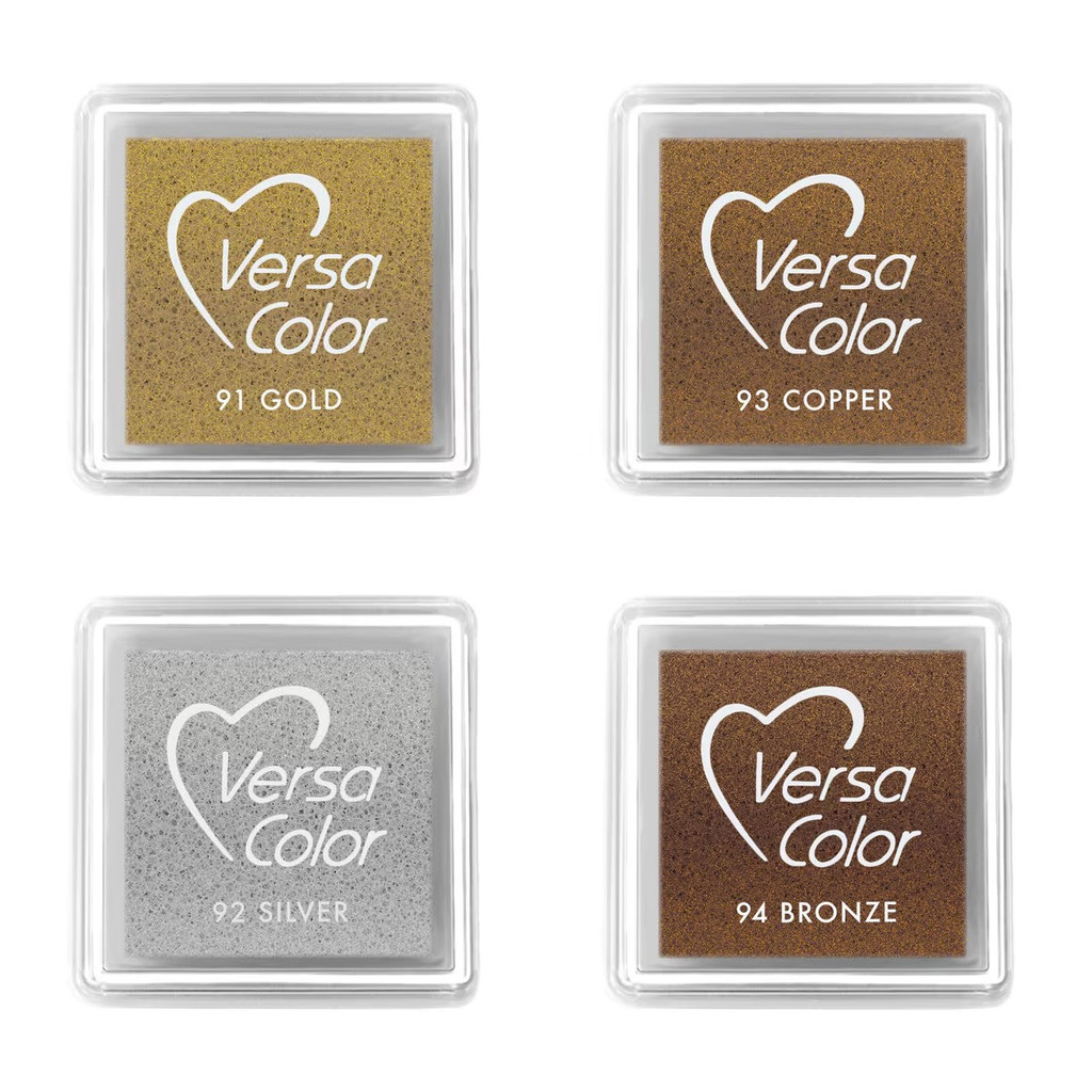 Tsukineko Versacolor Small Pigment Ink Pad - Metallic Colors | Shopee ...