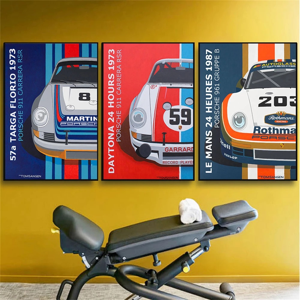 24 Hours of Le Mans Pictures Print on Canvas Extreme Motorsport Canvas