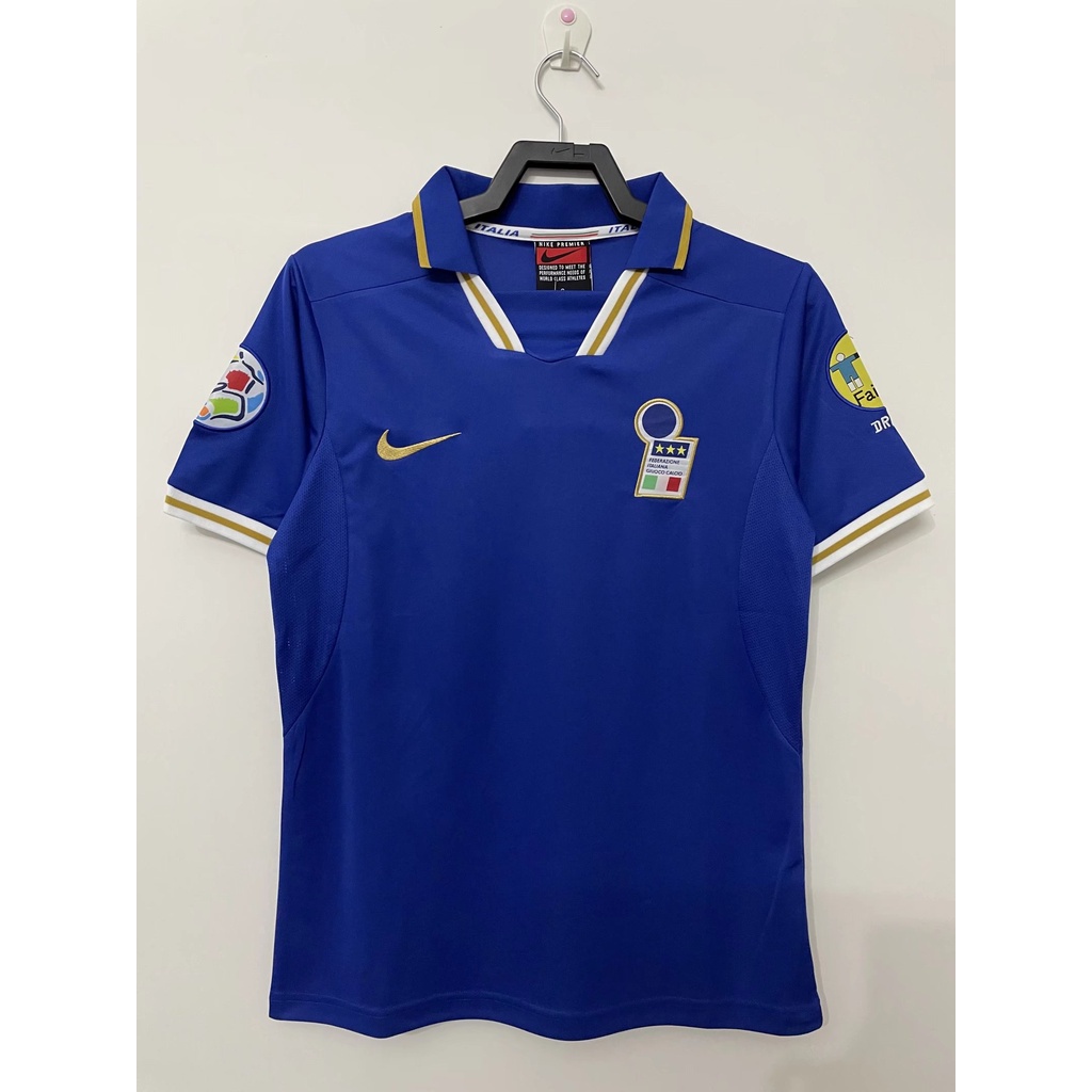 Retro Sports Jersey 1996 Italy Home Football Jersey Shopee Malaysia
