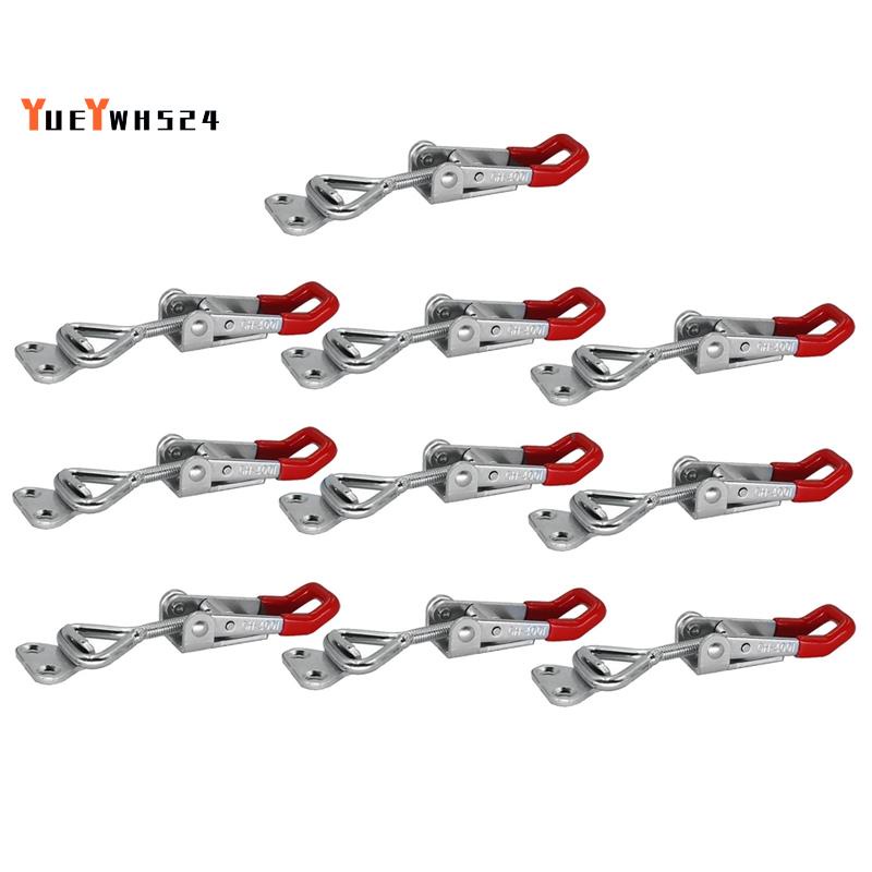 10Pcs Adjustable Toolbox Case Metal Toggle Latch Catch Clasp Quick ...