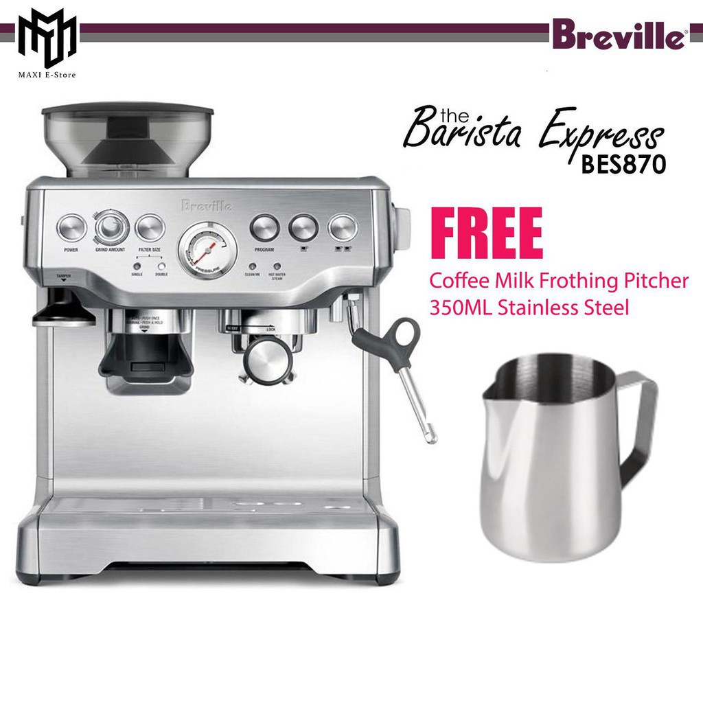 LIMITED OFFER! Breville BES870 Barista Express Espresso Coffee Machine