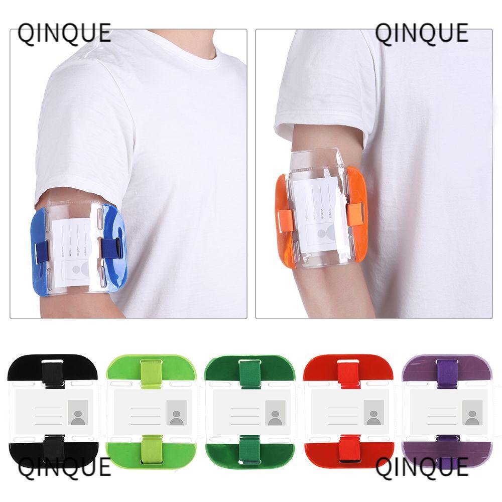 QQIN Arm Band Badge Holder Office Supplies Tag Transparent Colorful