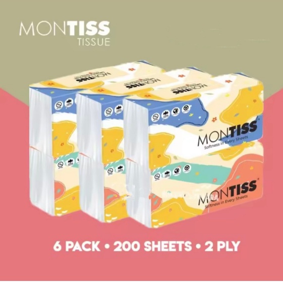 Tissue FACIAL TISSUE 200SHEETS 2IN1 Shopee Malaysia