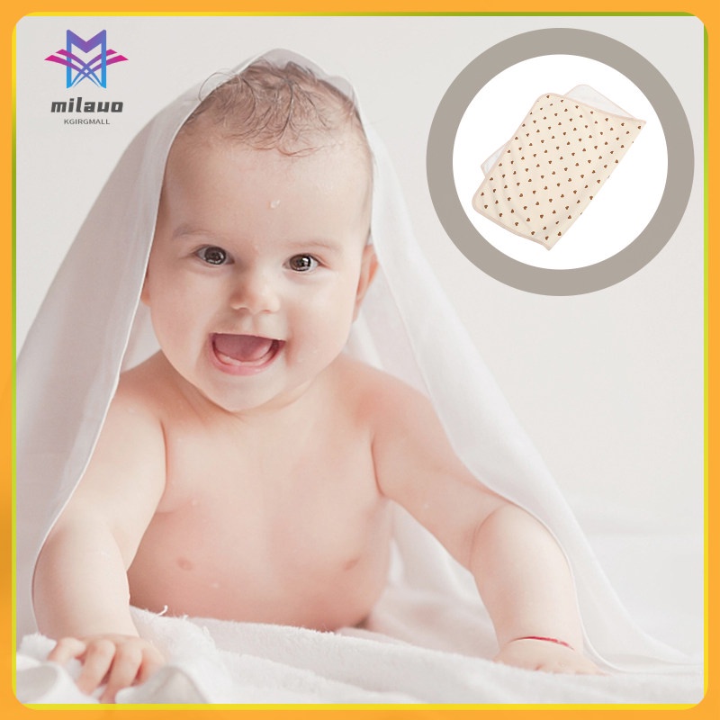 Mini Crib Bed Cushions Baby Cot Overnight Diaper Pads Cartoon Printing