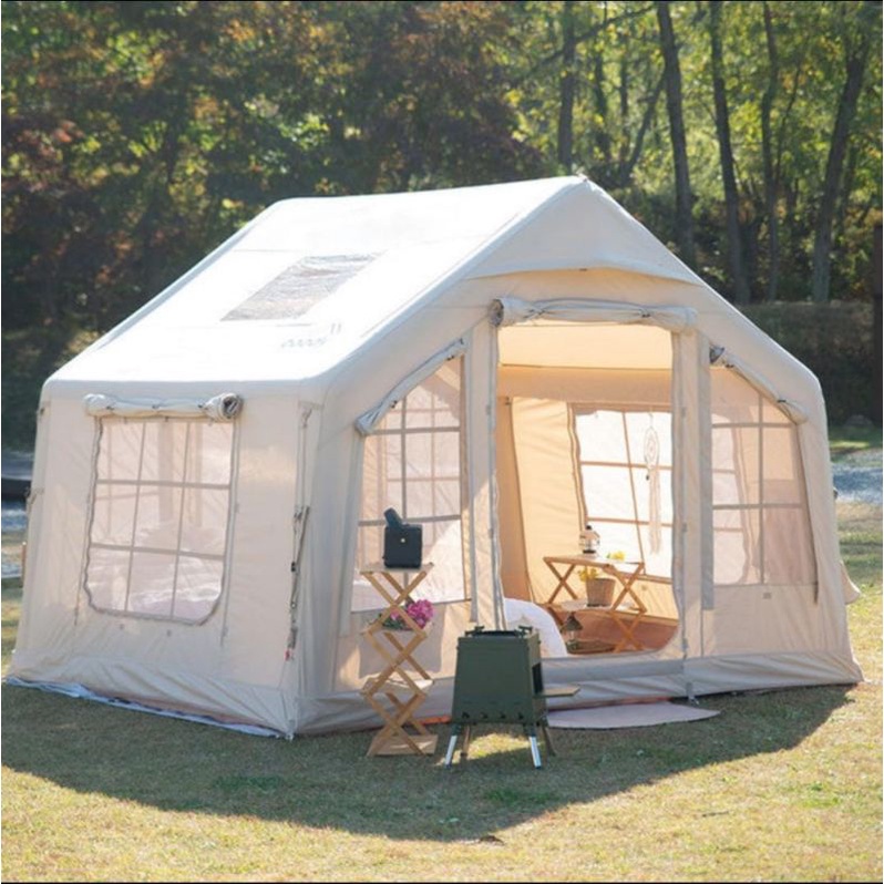 COODY 8 Pro Inflatable Air Tent (Khaki) - With Zipper | Shopee Malaysia