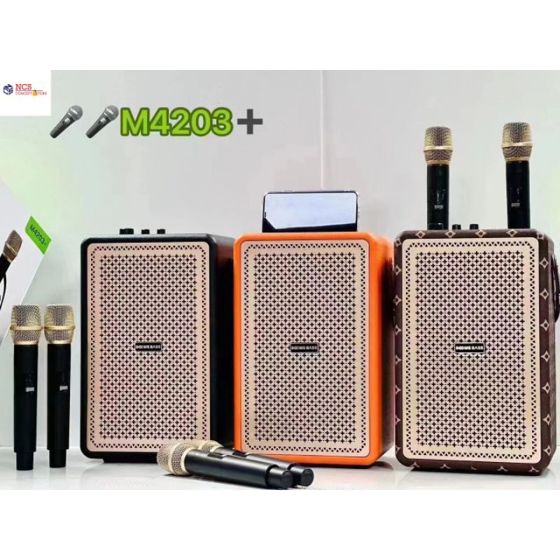 BOOMS BASS M4203+ Speaker Loud Volume Bluetooth Speaker Portable Home