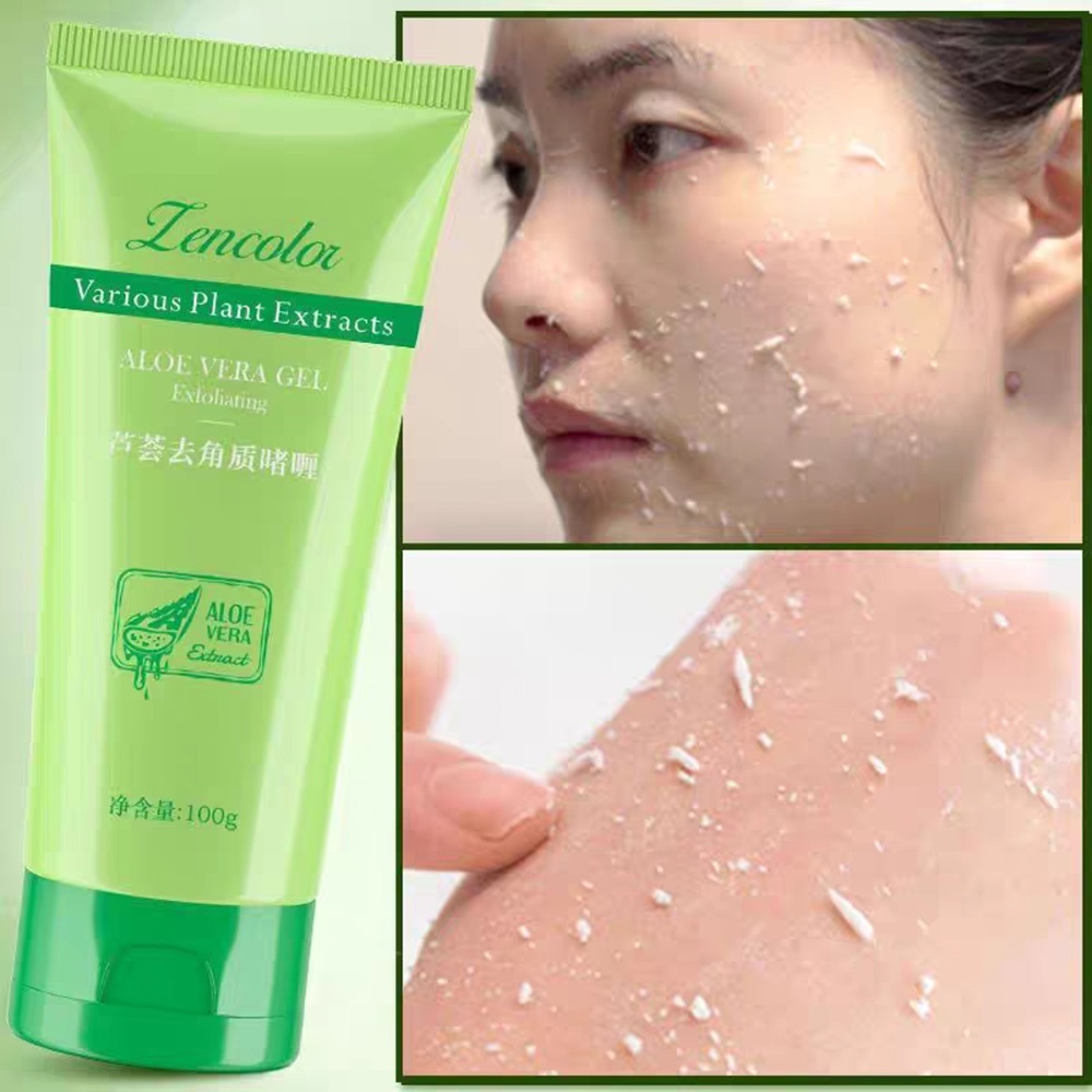 Exfoliating Aloe Vera Gel Deep Cleansing Exfoliant Gentle Face Body