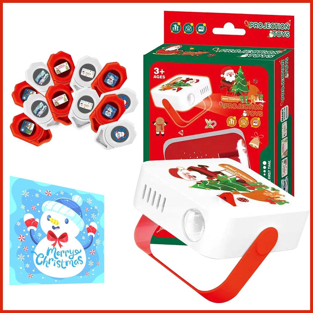 Christmas Slide Projector Torch Projection Light Festive Kids Projector