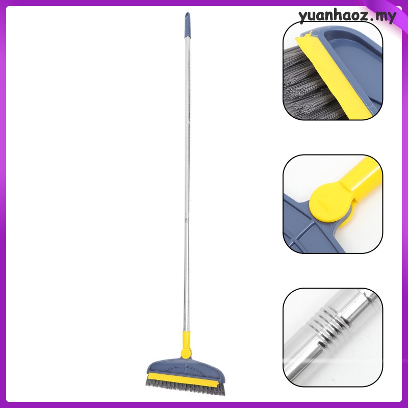 Tub Swimming Pool Grout Brush Longs Handle Shower Scrubber Tile Floor